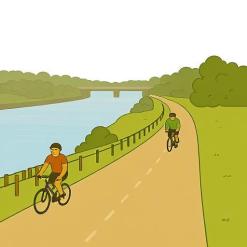  Fahrradweg