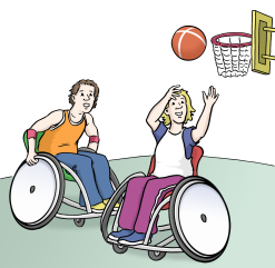  Rollstuhl Basketball