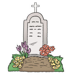  Grab auf dem Friedhof
