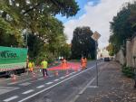  Fahhradstraße wird markiert