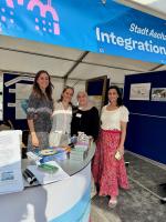  Zelt der Stadt Aschaffenburg gut besucht