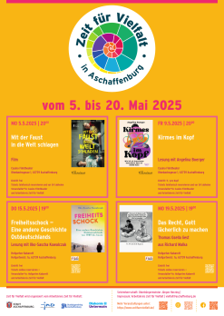  Plakat mit Logo und Veranstaltungen